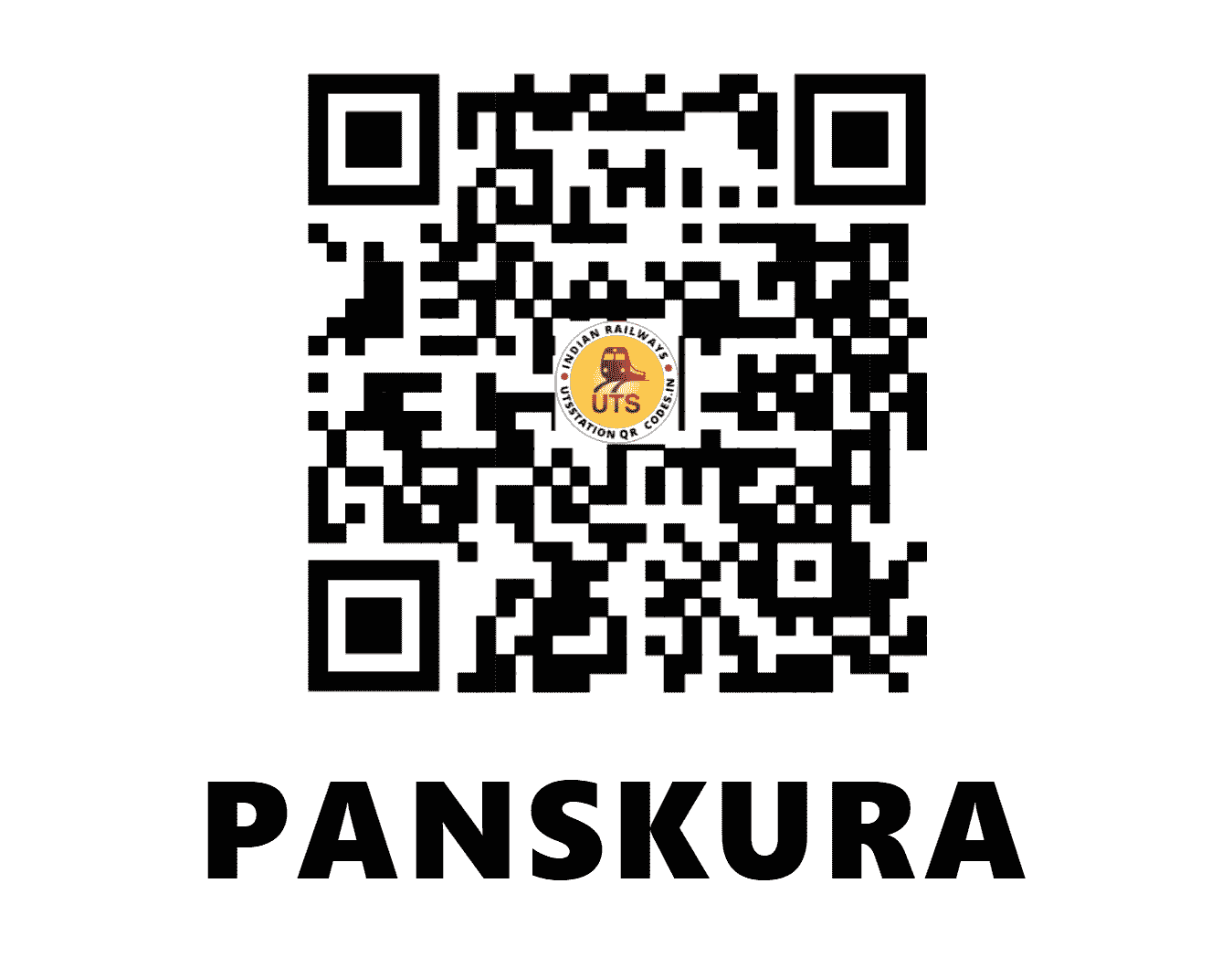 UTS QR Code for PANSKURA - PKU - SE (WEST BENGAL)